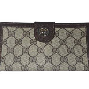 COPY - Gucci Brown and Cream Women's Wallet